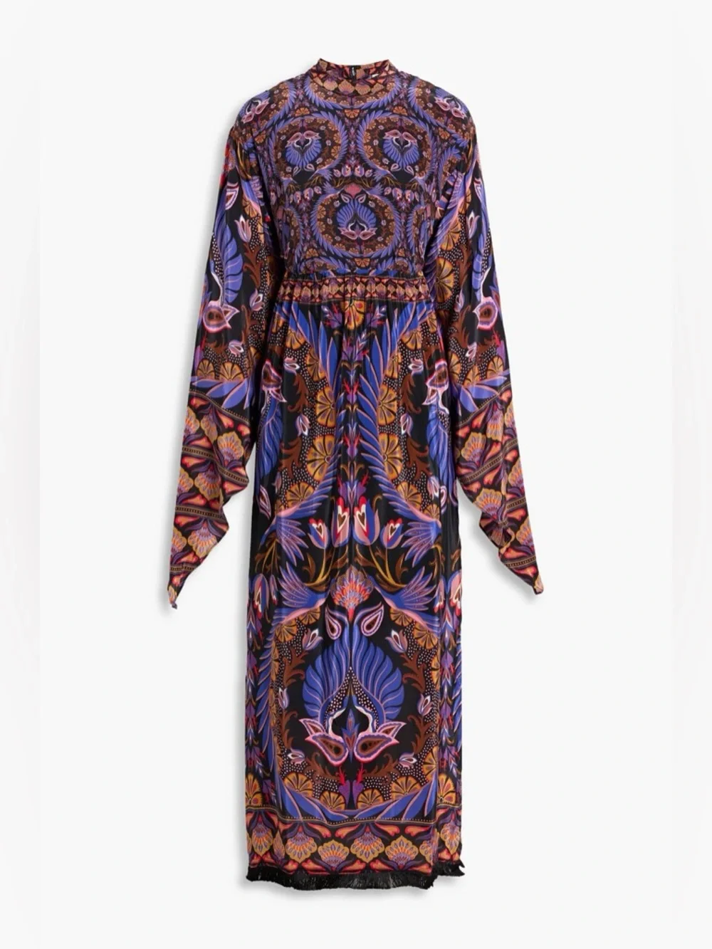 Farm Rio Printed Crepe De Chine Maxi Dress - Picture 12 of 12